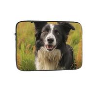 Laptop Sleeve Laptop Case Bag Shockproof Computer Carrying Bag Mohado Border Collie Dog Briefcase Handbags 15 inch