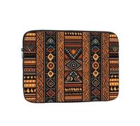 Laptop Sleeve Laptop Case Bag Shockproof Computer Carrying Bag Traditional African Design Pattern Briefcase Handbags 15 inch
