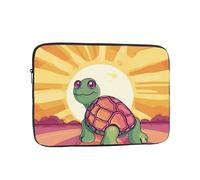 Laptop Sleeve Laptop Case Bag Shockproof Computer Carrying Bag Turtle in The Sun Briefcase Handbags 13 inch