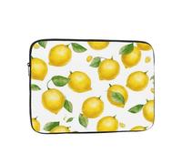 Laptop Sleeve Laptop Case Bag Shockproof Computer Carrying Bag Yellow Lemon Briefcase Handbags 15 inch