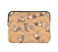 Laptop Sleeve Laptop Cover Computer Carrying Case Case Notebook Bag Briefcase Cushion Protective L Capybara I Didn't Mean It Pattern