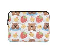 Laptop Sleeve Laptop Cover Computer Carrying Case Case Notebook Bag Briefcase Cushion Protective L Guinea Pig Chicken Pattern