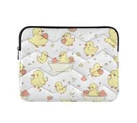 Laptop Sleeve Laptop Cover Computer Carrying Case Case Notebook Bag Briefcase Cushion Protective L Little Yellow Duck Watermelon Pattern