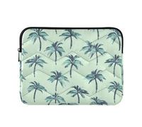 Laptop Sleeve Laptop Cover Computer Carrying Case Case Notebook Bag Briefcase Cushion Protective L Palm Trees Green Pattern