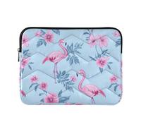 Laptop Sleeve Laptop Cover Computer Carrying Case Case Notebook Bag Briefcase Cushion Protective M Flamingo Flowers Pattern