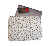 Laptop Sleeve | Tablet Carrying Bag Pouch | Notebook Travel Bag with Floral Design Shock Resistant for Commuting Business Hiking Picnic Backpacking Camping