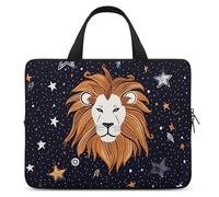 Laptop Sleeve with Handle Lion and Stars Laptop Sleeve Bag Ultra-Thin Computer Bag Cover for 12-17 Inch