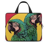 Laptop Sleeve with Handle Two Red Parrots Laptop Sleeve Bag Ultra-Thin Computer Bag Cover for 12-17 Inch