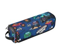 Laptop Sleeves Case 13-14 Inch and Heat Resistant Mat with Zipper Monsters Jam Themed Large Capacity Hair Tool Organizer