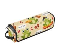 Laptop Sleeves Case 13-14 Inch with Heat Resistant Mat Frog Spanish Phrase Waterproof Curling Iron Travel Case