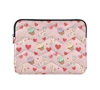 Laptop Sleeves - Love Elements Quilting Protective Computer Sleeve Bag Designed to be Slim & Lightweight Portable Laptop case for Business Work-M