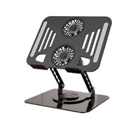 Laptop Stand - Adjustable Desk Accessory | Folding Cooling Base | Compact Ergonomic Tray for Home, Bedroom, Living Room, Bedroom, University, Library, Company