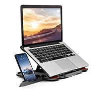 Laptop Stand Adjustable Laptop Computer Stand Multi-Angle Stand Phone Stand Portable Foldable Laptop Riser Notebook Holder Stand Compatible for 10 to 17” Laptops