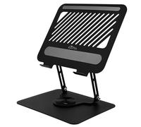 Laptop Stand Adjustable Rotatable Ergonomic 10-17'' Black