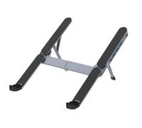 Laptop Stand Docking Station - Portable Aluminium Alloy Stand - USB Hub Expansion Design - Folding Desk Stand for Tablets, Raffre Elevation