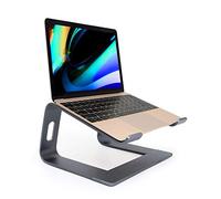 Laptop Stand, Ergonomic Aluminum Laptop Mount Computer Stand, Detachable Laptop Riser，Notebook Holder Stand Compatible with MacBook Pro/Air HP Lenovo Samsung Huawei ，All 10-17.3" Laptops (Gray)