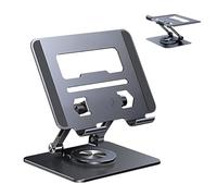 Laptop Stand - Foldable 360° Rotating Cooling Mount, 17 x 15 x 11.5 cm Portable Laptop Stand Notebook Holder - for Home Office College Apartment School Smartphones Notebooks Tablets Videokon