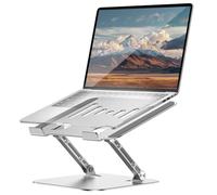 Laptop Stand for Desk Adjustable Computer Stand Foldable Laptop Riser Notebook Holder Adjustable Height for MacBook PC Computer Notebook Office Desk Accessories 10-17 Inch