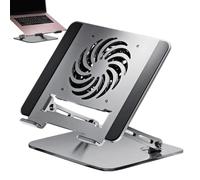Laptop Stand Portable Carbon Steel Mount | Metal Foldable Laptop Holder Stand for Tablet Notebook Printer Bed Couch Table Home Office Travel Reading Working