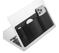 Laptop Stand: Practical Adhesive Pocket, Flexible Sturdy Material, Multifunction Storage | Electronic Organization Case 3 Compartments for Travel, R