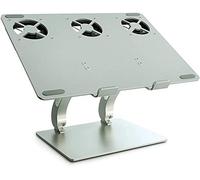 Laptop Stand, Recliner Foldable Laptop Stand Aluminum Cooling Notebook Riser With Non-slip Silicone Two-axis Free Adjustment Ergonomic Compatible With 11'' -17''(Silver,2)