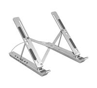 Laptop Station Stand - Foldable Cooling Tablet Holder, 10.00x7.17x6.57 Inches RGB Docking Station Laptop Stand for Desk, Computer, Monitor, Display, Office, Home, Work, and Charging