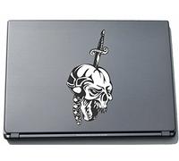 Laptop Sticker Laptop Skin 101MMX210 MM Skull Pierced