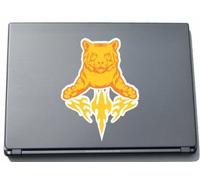 Laptop Sticker Laptop Skin 116MMX210 MM Tiger Attack