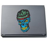 Laptop Sticker Laptop Skin 126MMX210 MM Skull in Action
