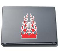 Laptop Sticker Laptop Skin 139MMX210 MM Tribal Flame Burns