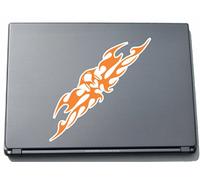 Laptop Sticker Laptop Skin 146MMX150 MM Flame Attack