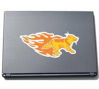 Laptop Sticker Laptop Skin 210MMX86 MM Wolf Attack