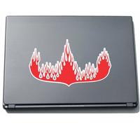 Laptop Sticker Laptop Skin 297MMX167 MM Tribal Flame Burns