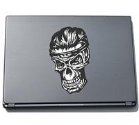 Laptop Sticker Laptop Skin 90mmx150 mm Skull in Action