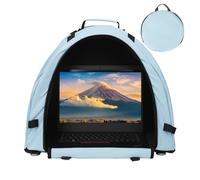 Laptop Sun Shade - 49cm Waterproof UV Reflective Computer Sun Shield Hood | Portable Foldable Privacy Laptop Tent | Outdoor Work Station Cover for Travel Laptops Tote