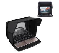 Laptop Sun Shade, Portable Case Laptop Shade, Foldable Privacy Cover, Ergonomic Design, Adjustable Materials, 35x28x4cm, Working Remotely at the Beach, Poolside, or Park