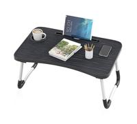 Laptop table folds out 60 x 40 x 28 cm Reading table Breakfast board Book tray