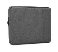 cadorabo Laptop Bag 13.3" in DARK GREY - Notebook Computer Cover made of Fabric with Velvet Lining, Compartment and Anti-Scratch Zipper - Protection Sleeve Case