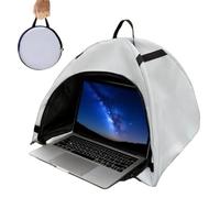 Laptop Tent Sun Shade | Foldable Sunshade Glare Protection | Laptop Working Tent - for Outdoors Beach Garden Travel Vacation Camping Tanning