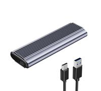 Laptop to Solid Disk Adapter Case USB CUSB3.1 10GB External Solid Disk Enclosure Solid Disk Enclosure Box Double Protocol