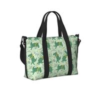 Laptop Tote Bag for Women Work - Cute Dinosaurs in Space Gym Bag for Women Men, Personal Item Crossbody Travel Bags Carry On, Overnight Weekender Bags for Women Travel