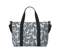 Laptop Tote Bag for Women Work - Cute Poodle Dog Dachshund Gym Bag for Women Men, Personal Item Crossbody Travel Bags for Women Men Carry On, Overnight Weekender Bags for Women Travel