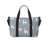 Laptop Tote Bag for Women Work - Cute Poodle Dog Funny Gray Gym Bag for Women Men, Personal Item Crossbody Travel Bags for Women Men Carry On, Overnight Weekender Bags for Women Travel