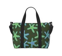 Laptop Tote Bag for Women Work - doodles starfish Gym Bag for Women Men, Personal Item Crossbody Travel Bags for Women Men Carry On, Overnight Weekender Bags for Women Travel
