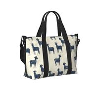 Laptop Tote Bag for Women Work - Rustic Goat Silhouette Print Weekender Overnight Bags for Women Travel, Gym Duffle Bag for Men, Personal Item Crossbody Travel Bags for Men Carry On
