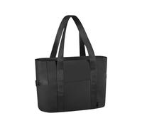 Laptop Tote Bag - Padded Canvas Carry | Spacious Shoulder Design With Soft Lining Wide Opening And Secure Storage For Work Commute University Travel Daily Organization Personal Items Books Chargers An
