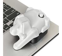 Laptop Touchpad Jiggler - Doesn't Work on DeII - Keeps Active Laptop Trackpads - Undetectable - Cordless Mouse Jiggler - Mechanical Mouse Mover - 6 Months on AA Battery - ON/Off Switch (Gray Dog)