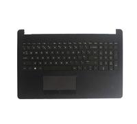 Laptop UK Keyboard Compatible for HP Pavilion 15-BS000 15-BS100 15-BS500 15-BS600 15-BS0XX 15-BS061ST 15-BS062ST Black Palmrest Upper Cover Case TouchPad