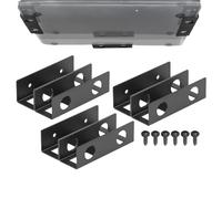 Laptop Under Desk Mount - Hidden Laptop Holder, Space Saving Storage | Desk Shelf Holder with Anti-Scratch Silicone Pad, Adjustable Laptop Stand under Desk Accessories for Studio and Home
