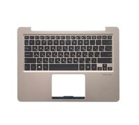 Laptop US/UK/RU/TA/CN/EU/AR Backlight Keyboard Cover/Case ， Compatible For Asus ，zenbook ，UX330 UX330CA U3000C UX330UA U3000UA(UX330CA-RU-Gold)
